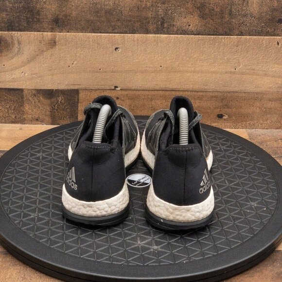 ADIDAS PURE BOOST X WOMENS ATHLETIC SHOES RUNNING WALKING GYM BLACK LOW SIZE 7.5 - Picture 7 of 9